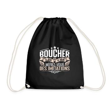 Boucher le seul Boucher le vrai Boucher - Sac de sport léger - noir - Devant