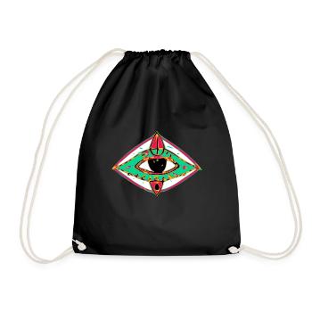 Le troisième oeil - Sac de sport léger - noir - Devant