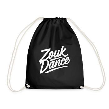 Zouk-Tanz-Geschenk - Turnbeutel - Schwarz - Vorne