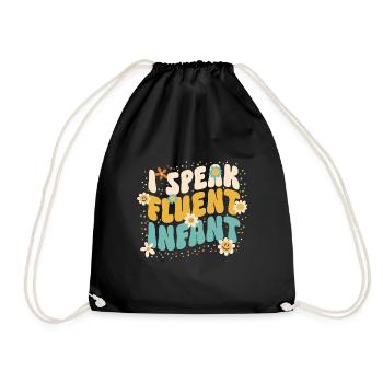 Kindergarten Teacher Daycare Center Educator - Drawstring Bag - black - Front