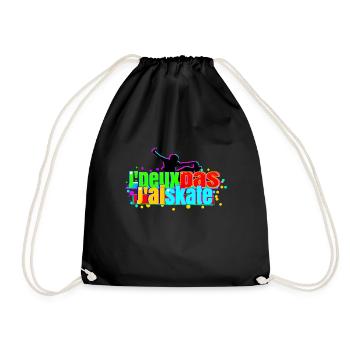 J'peux pas j'ai skate - Sac de sport léger - noir - Devant