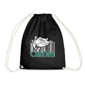 Catfish Catfish Vintage - Drawstring Bag - black - Front