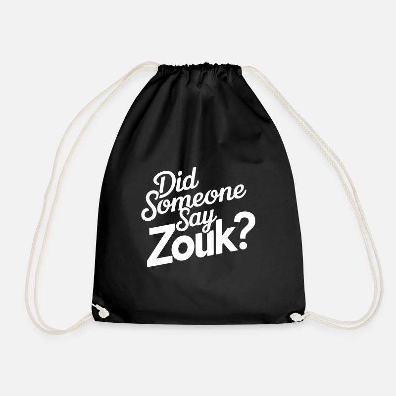 Zouk-Tanz-Geschenk - Turnbeutel - Schwarz
