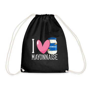 Mayonnaise - Sac de sport léger - noir - Devant