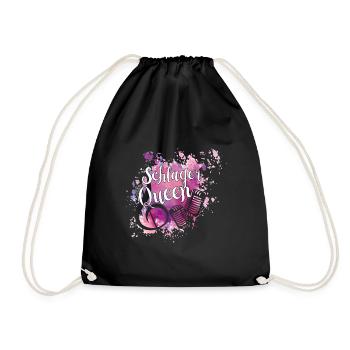 Schlager Queen - Drawstring Bag - black - Front