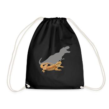 Bartargame Mom Dad I Funny Beardy Gift I - Drawstring Bag - black - Front