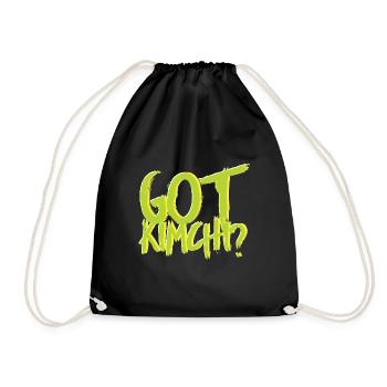 Do you have kimchi? Asian Chef Poison - Drawstring Bag - black - Front