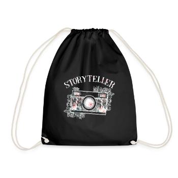 Photography Camera Lens - Turnbeutel - Schwarz - Vorne