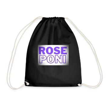 Lila Rose - Turnbeutel - Schwarz - Vorne