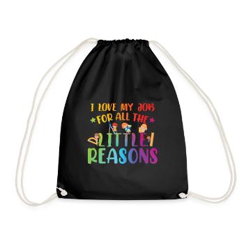 Kindergarten Elementary School Teacher - Drawstring Bag - black - Front