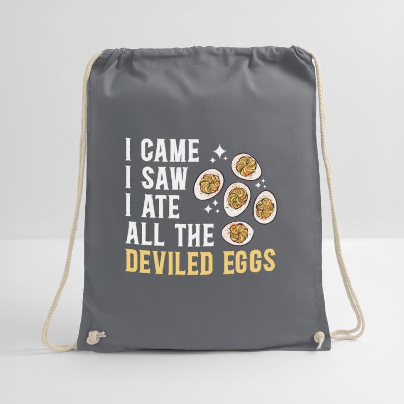 Stuffed Eggs Deviled Eggs Drawstring Bag