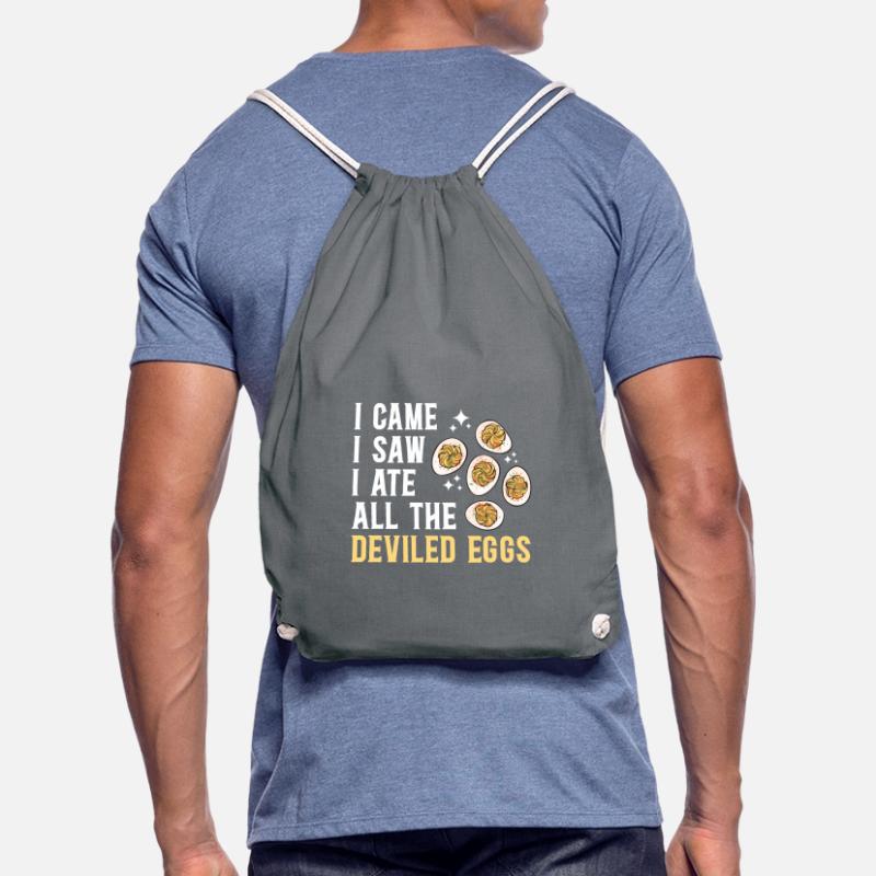 Stuffed Eggs Deviled Eggs Drawstring Bag