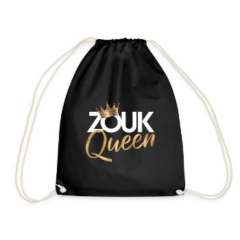 Zouk-Tanz-Geschenk - Turnbeutel - Schwarz - Vorne
