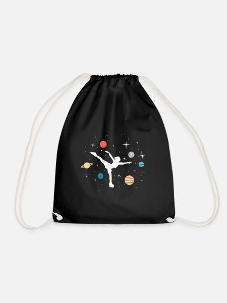 Patins de patinage de patinage artistique - Sac de sport léger - noir