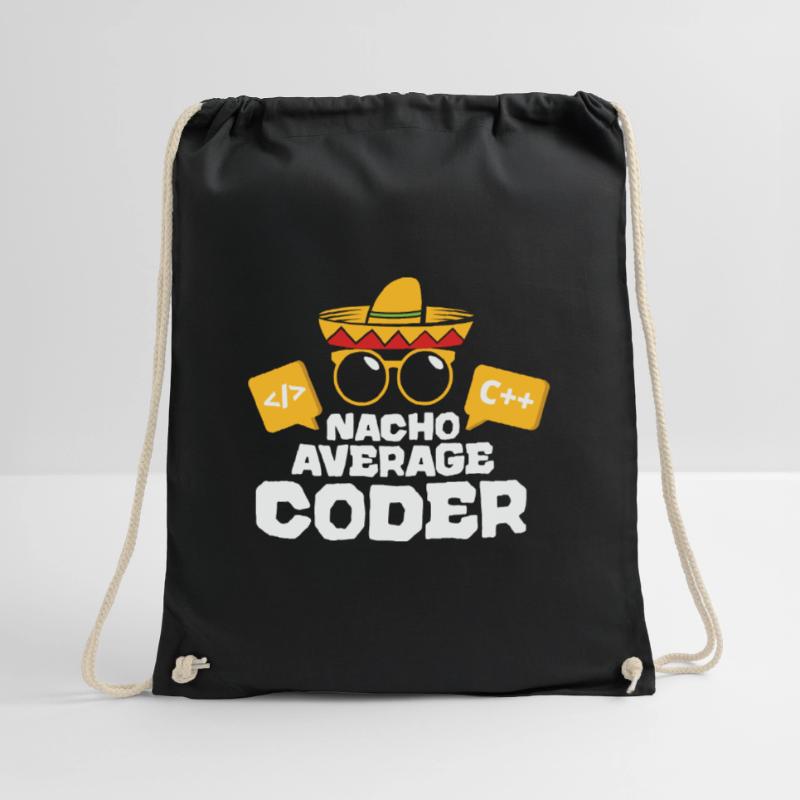 Nacho Average Coder Coding Taco Mexican Programmer Turnbeutel