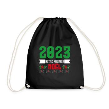 Mon Premier Noel 2023 - Sac de sport léger - noir - Devant