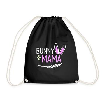 Bunny Mama - Turnbeutel - Schwarz - Vorne