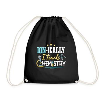 J’enseigne la chimie - Sac de sport léger - noir - Devant