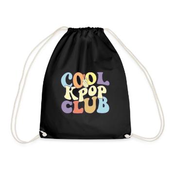 Cool Kpop Club Saranghae K-Pop Squad Fan coréen - Sac de sport léger - noir - Devant