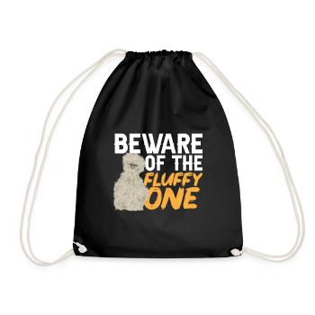 Seidenhuhn Poulet soyeux - Sac de sport léger - noir - Devant