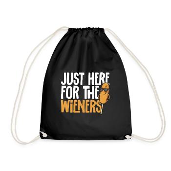Corn Dog Corndog - Drawstring Bag - black - Front