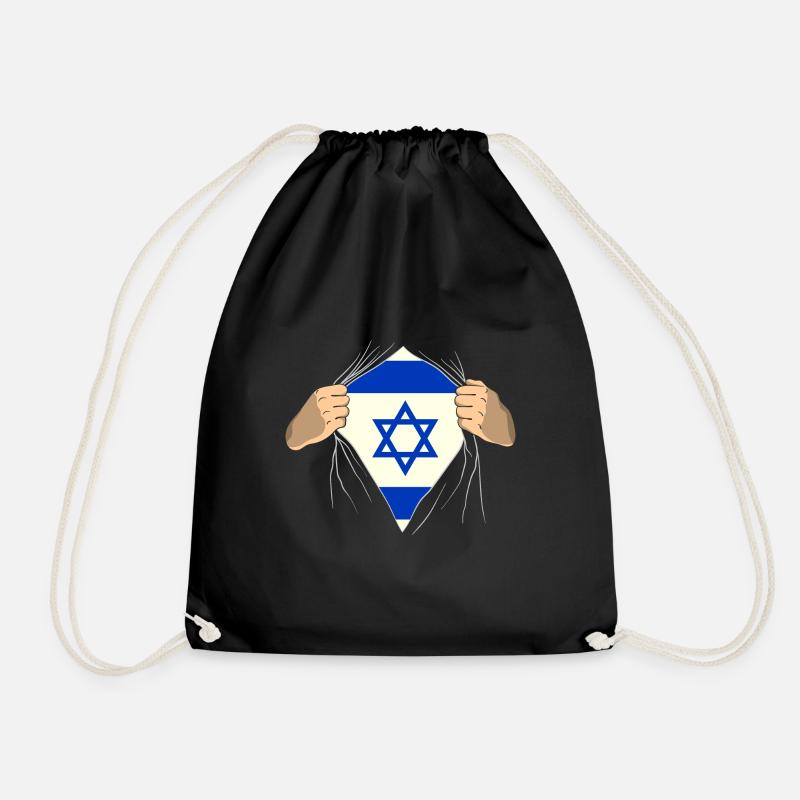 Israel - Turnbeutel - Schwarz