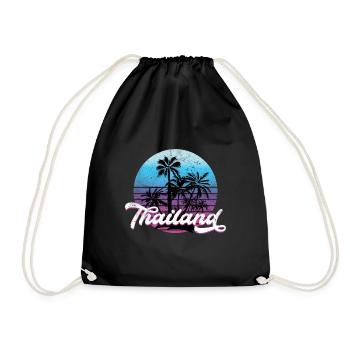 Thailand - Turnbeutel - Schwarz - Vorne