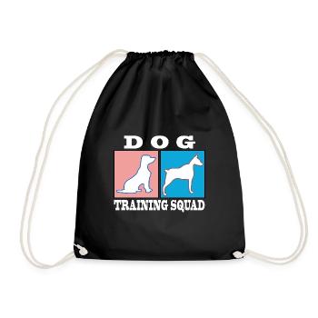 Professioneller Hundetrainer Hundetrainingsteam - Turnbeutel - Schwarz - Vorne