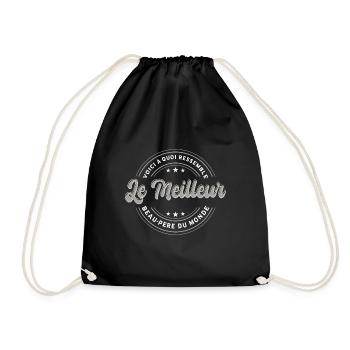Beau-Pere Cadeau - Sac de sport léger - noir - Devant