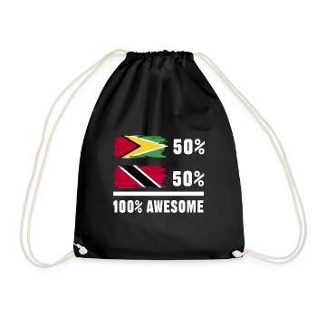 Guyana Flag Guyanais Guyanais - Sac de sport léger - noir - Devant