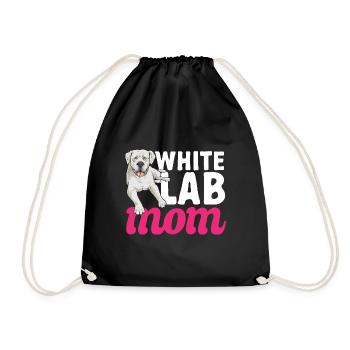 Labrador Retriever blanc Labrador Labrador blanc - Sac de sport léger - noir - Devant