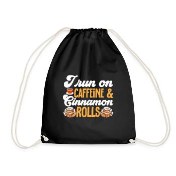 Rouleau à la cannelle - Sac de sport léger - noir - Devant