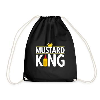 Senf Mustard - Turnbeutel - Schwarz - Vorne