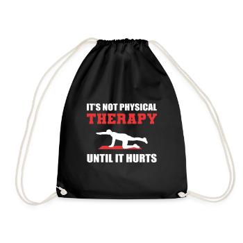 Ce n’est pas de la physiothérapie Personne humoristique Gesc - Sac de sport léger - noir - Devant