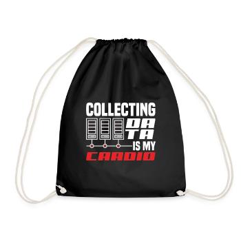 La collecte de données est mon scientifique de données cardio - Sac de sport léger - noir - Devant