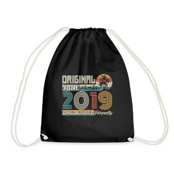 Juin 2019 Juin anniversaire June 2019 - Sac de sport léger - noir - Devant