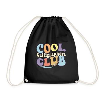 Cool Calligraphers Club Calligraphy Professional - Sac de sport léger - noir - Devant