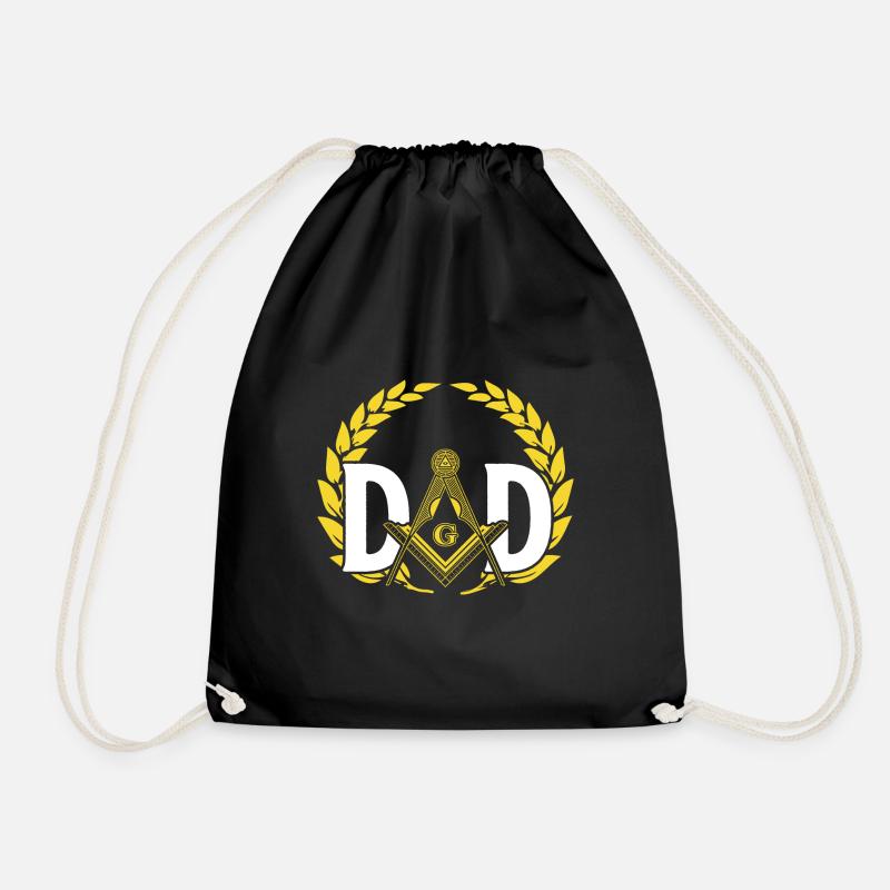 Masonic Freemasonry Fraternal - Turnbeutel - Schwarz