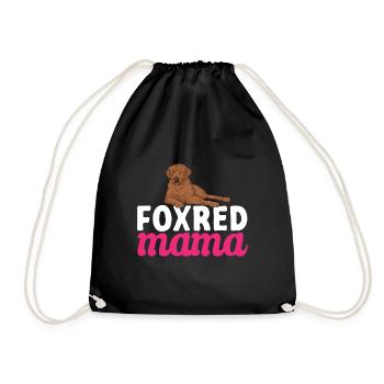 Foxred Labrador Fox Red Labrador Retriever - Drawstring Bag - black - Front