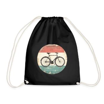 Vélo Rétro - Sac de sport léger - noir - Devant