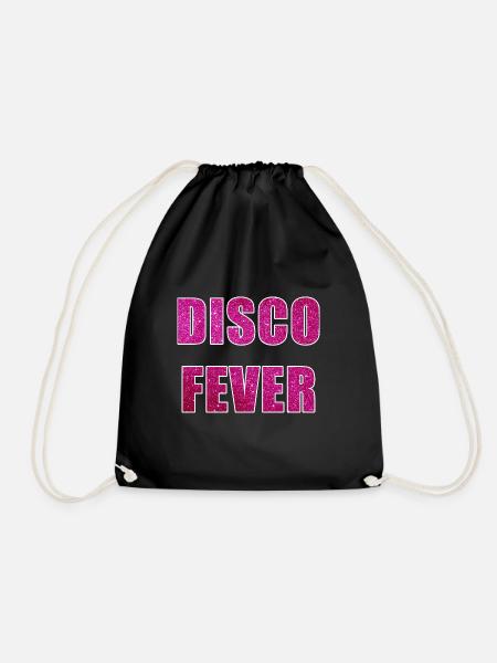 Disco Fever Seventies Lovers 80's Funky Night Retr - Turnbeutel - Schwarz