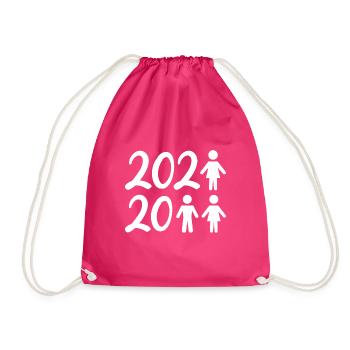 2021-2022 famille - Sac de sport léger - fuchsia - Devant