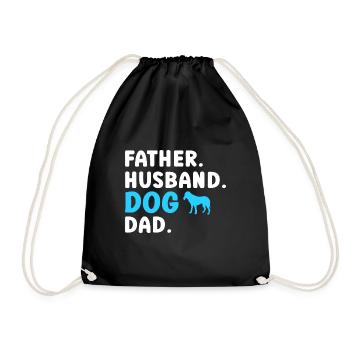 Bluetick Coonhound Gift Funny Saying - Drawstring Bag - black - Front
