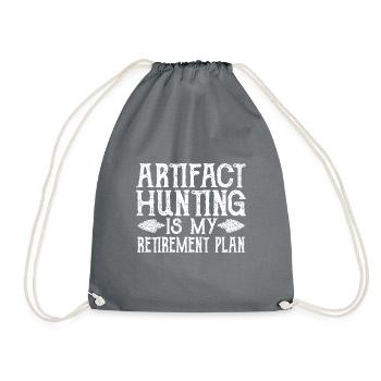 Arrowhead Hunting Arrowhead Collector - Drawstring Bag - grey - Front