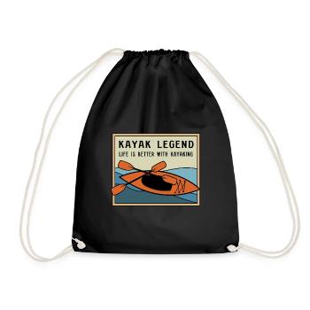 Kayak Legend Canoe Adventure Wildlife Kayak - Sac de sport léger - noir - Devant