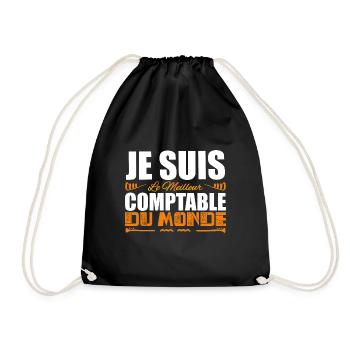Je Suis Le Meilleur Comptable Du Monde Idée Cadeau - Sac de sport léger - noir - Devant