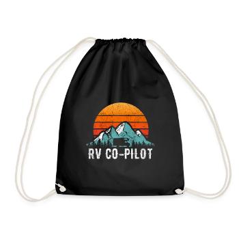 Motorhome Travel Stuff RV Vacances Retro RV - Sac de sport léger - noir - Devant
