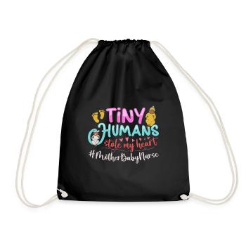 Nurse Baby Maternity Nurse - Drawstring Bag - black - Front