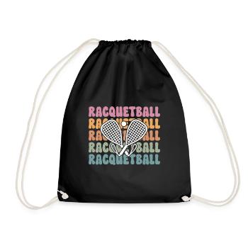 Joueur de racquetball Racquetball - Sac de sport léger - noir - Devant