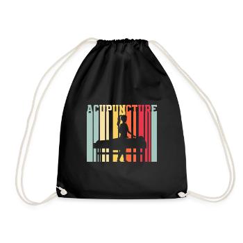 Acupuncture Acupuncture Acupuncturiste Silhouette - Sac de sport léger - noir - Devant